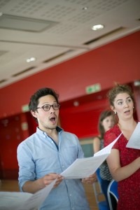 NYCGB members rehearsing at the Gala